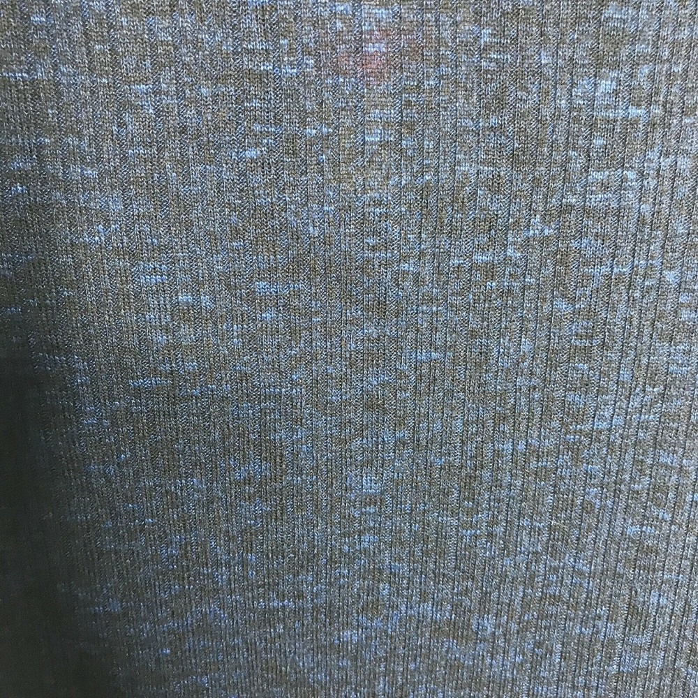 NWT Topshop Ribbed Blue Heathered Bodycon Dress - Picture 7 of 7